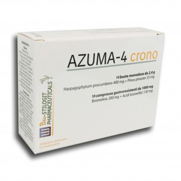 bio stilogit pharmaceutic azuma-4 crono 10 compresse +10 bustine - foto 1