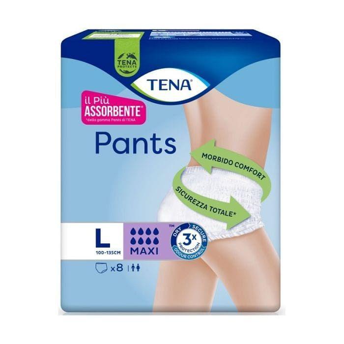 tena tena pants maxi l 8 pezzi - foto 1 tena tena pants maxi l 8 pezzi - foto 1