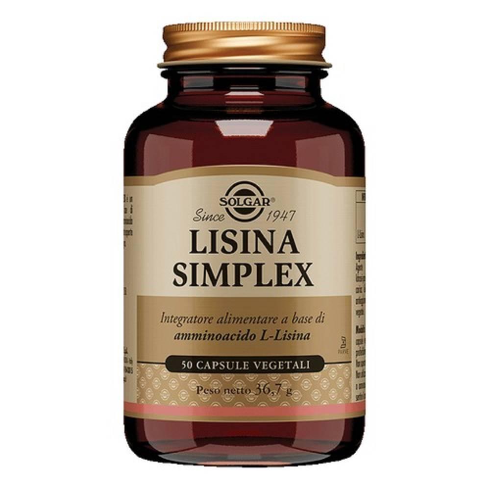 solgar lisina simplex 50 capsule vegetali - foto 1
