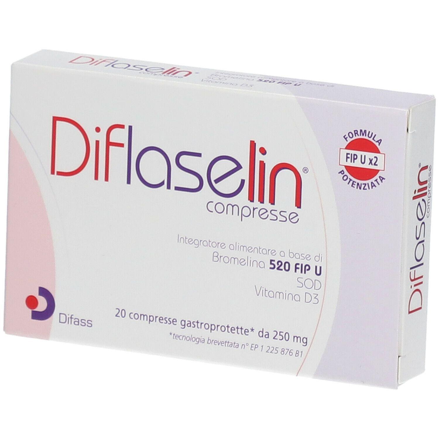 difass diflaselin 20 compresse gastroprotette - foto 1