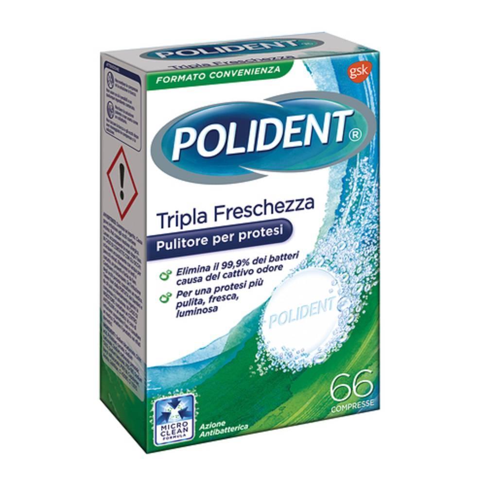 polident polident tripla fresch 66 compresse - foto 1