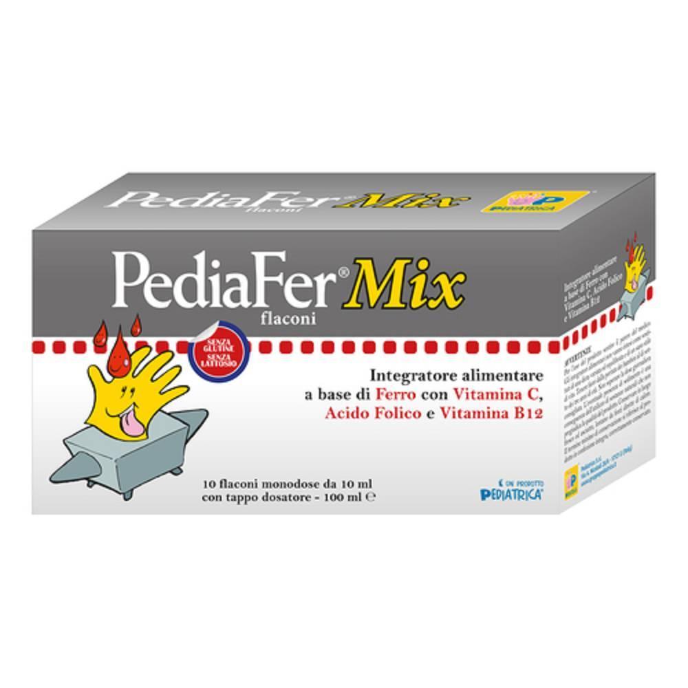pediatrica srl pediafer mix 10flaconcini 10ml - foto 1