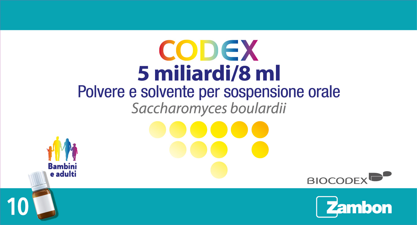 codex codexos 10flaconcini 5 miliardi 8ml - foto 1