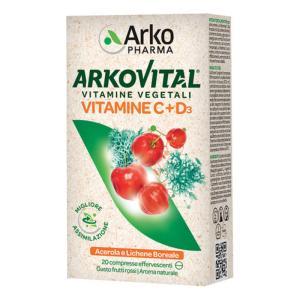 Arkovital vitamine c+d3 20 compresse