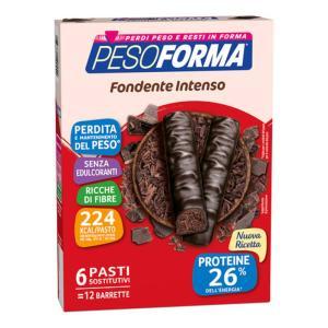 Barrette cioccolato fondente intenso - pasti sostitutivi dimagranti solo 225 kcal - ricco in proteine - 6 pasti, cioccolato fondente extra dark, 372 grammo