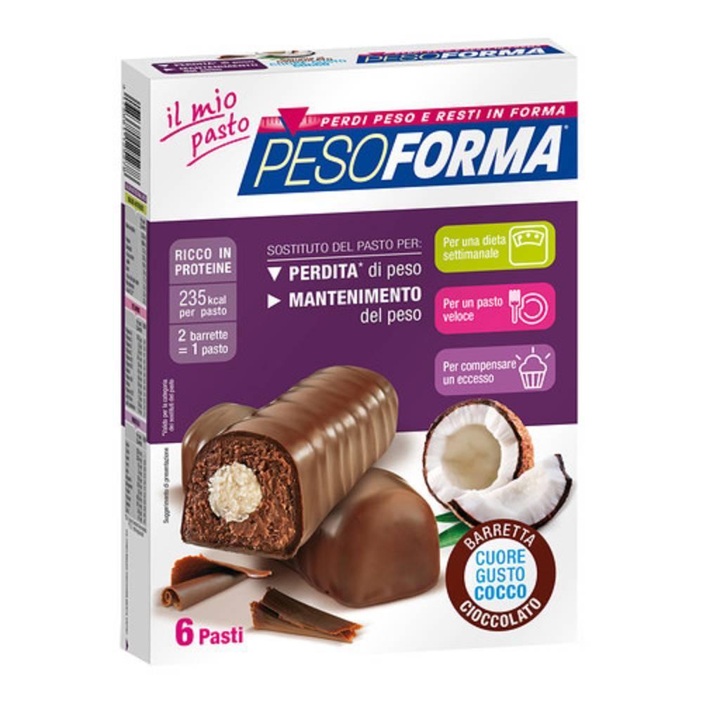 pesoforma pesoforma barrette cuore cocco 12 pezzi - foto 1