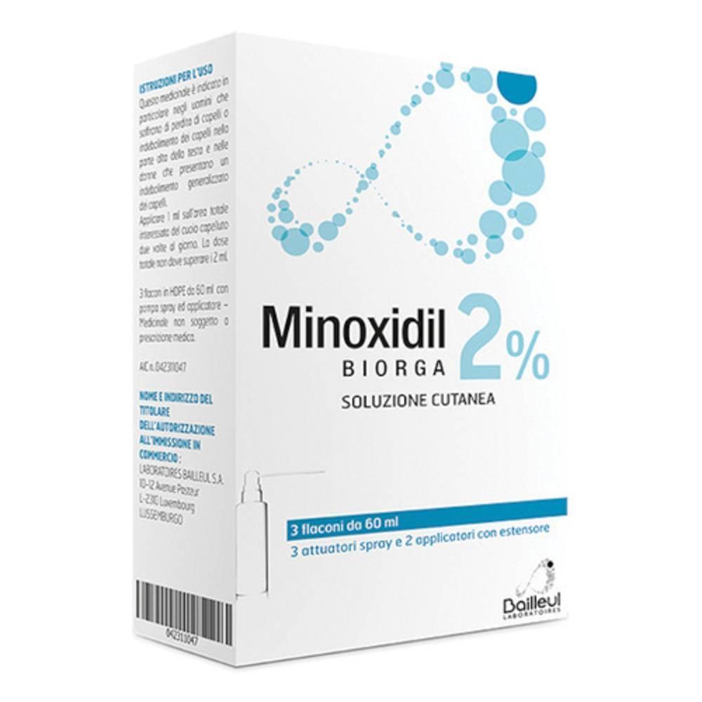 minoxidil minoxidil biorgasol cut 3fl2% - foto 1