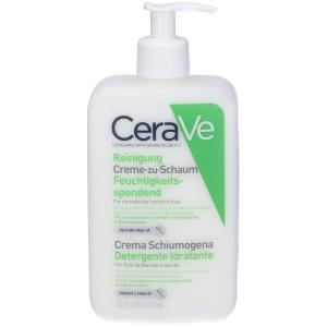 Gel detergente crema idratante per pelle normale a secca, rimuove trucco, sporco e grasso, per viso, con ceramidi essenziali, aminoacidi e acido ialuronico, 473 ml