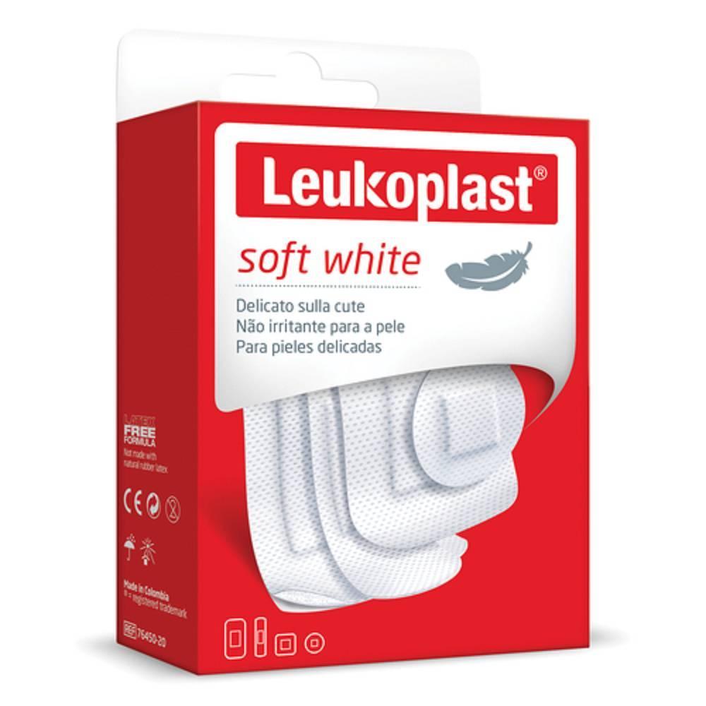 leukoplast leukoplast soft white 40pz ass - foto 1