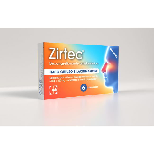 zirtec zirtec decong ant6cpr 5+120mg - foto 1