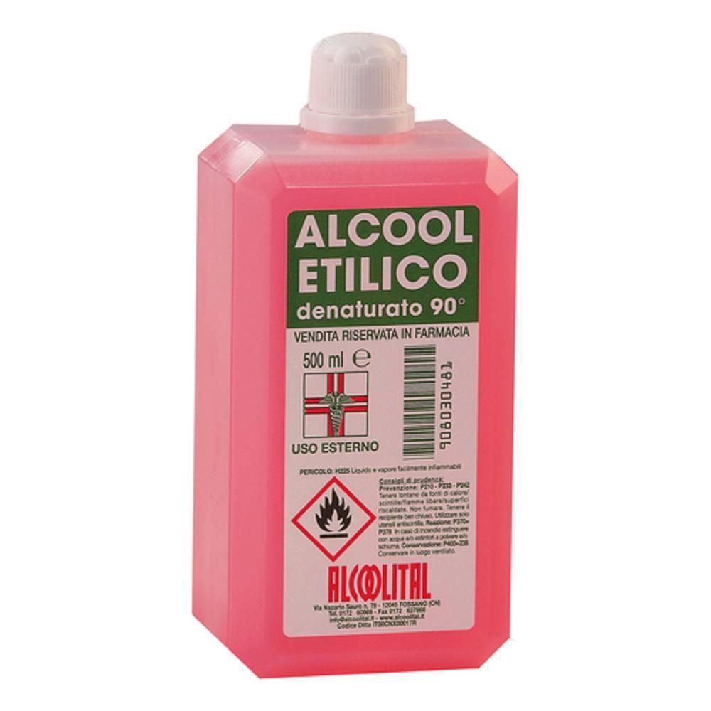 alcool alcool etil denat 90% 500ml - foto 1