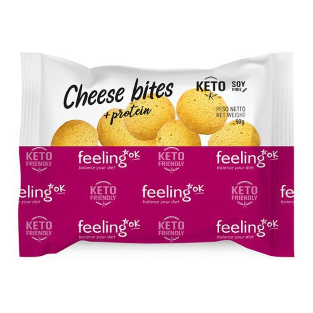feeling ok +protein cheese bites 50g - foto 1