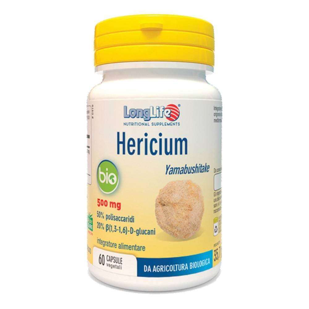 longlife longlife hericium bio 60cps - foto 1
