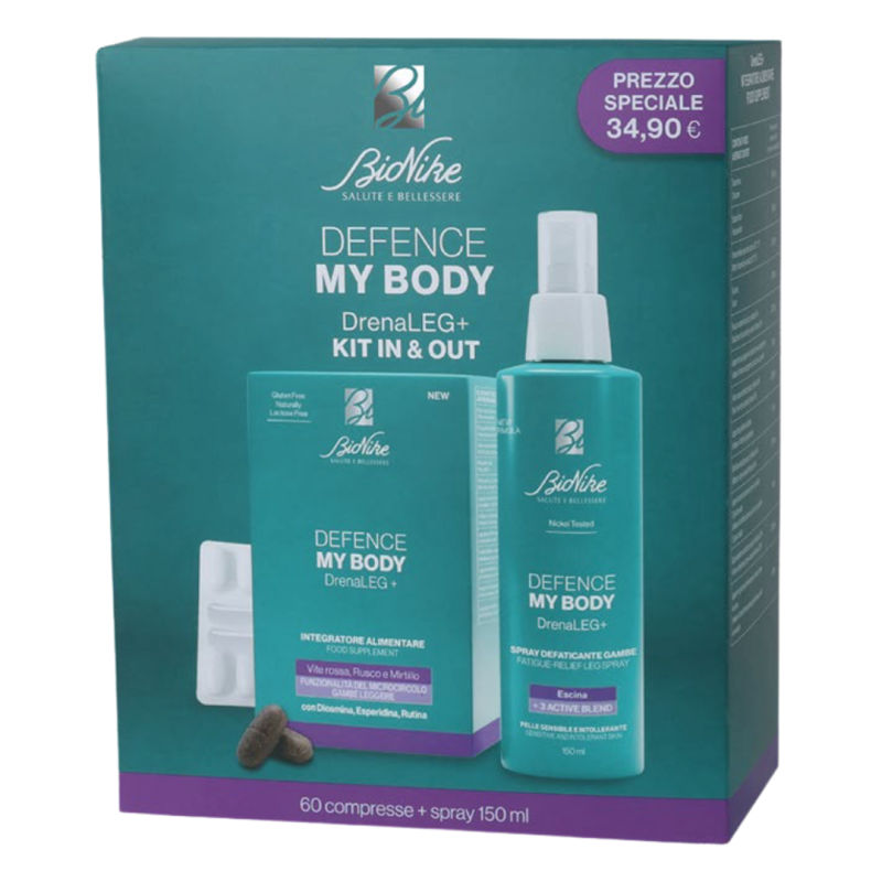 bionike my body drenaleg+ kit in&out - foto 1