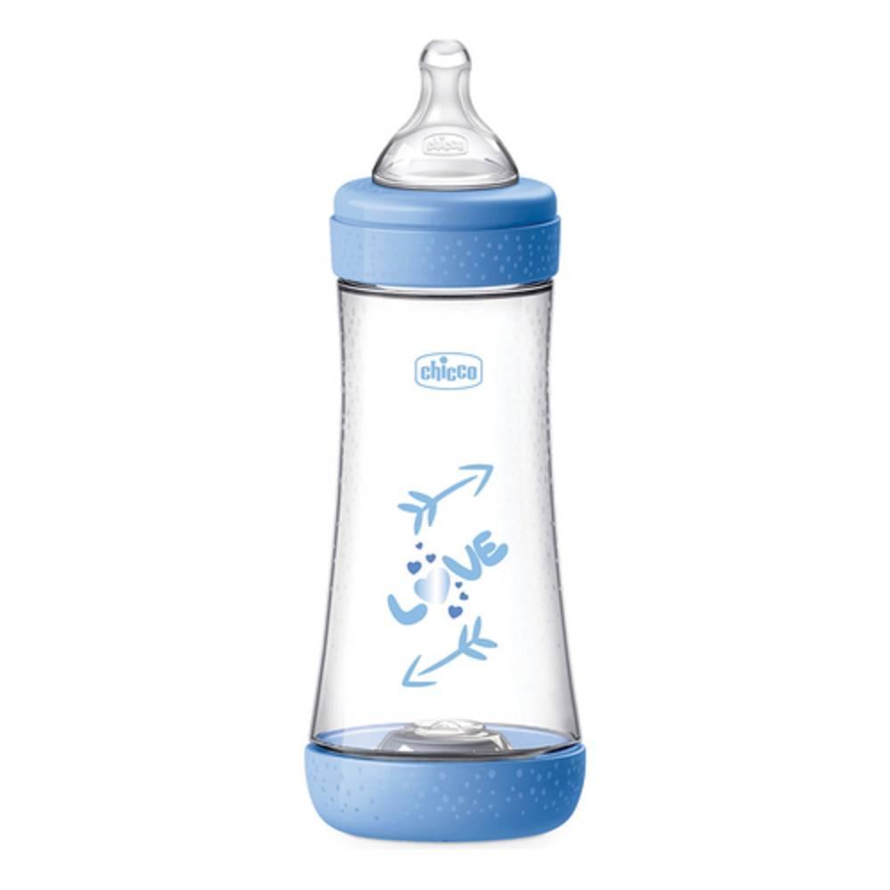 chicco ch bib p5 300ml fast sil boy - foto 1