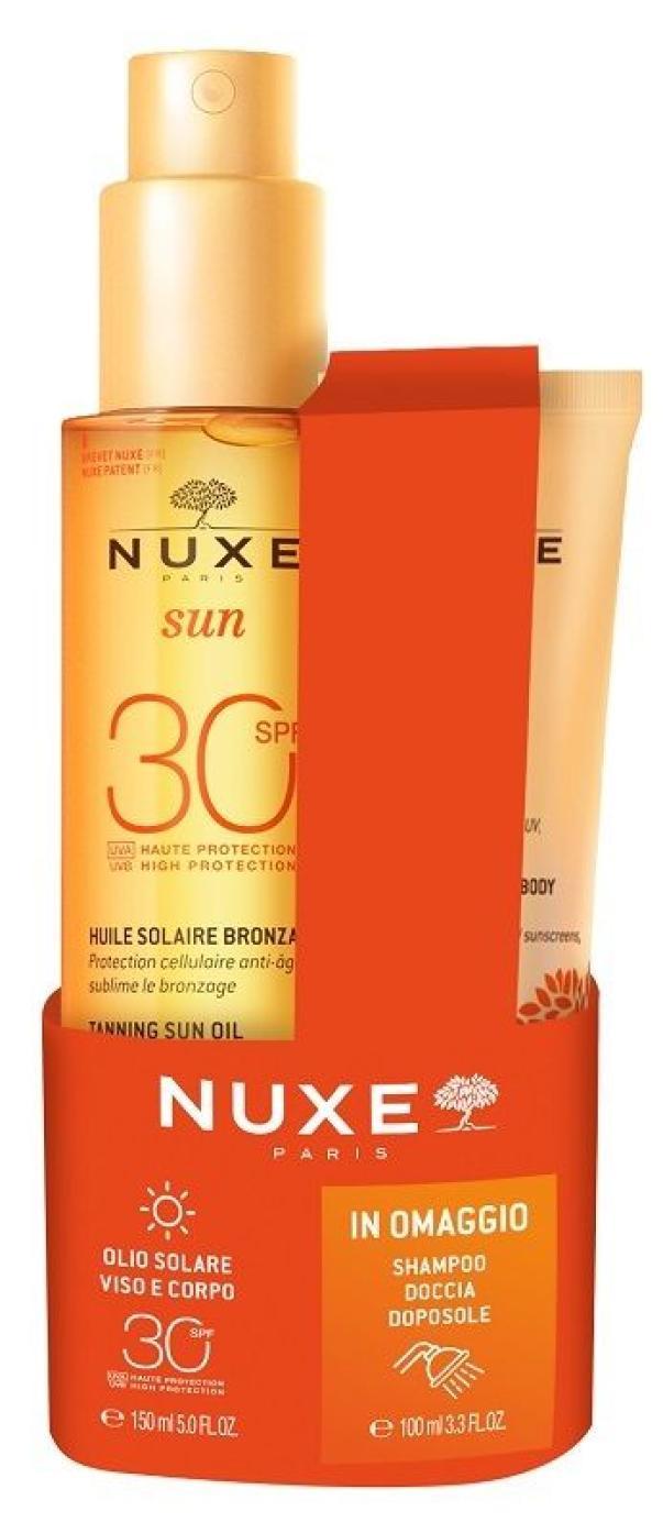 nuxe nuxe sun olio spf30+shampoodoccia docciasolare - foto 1