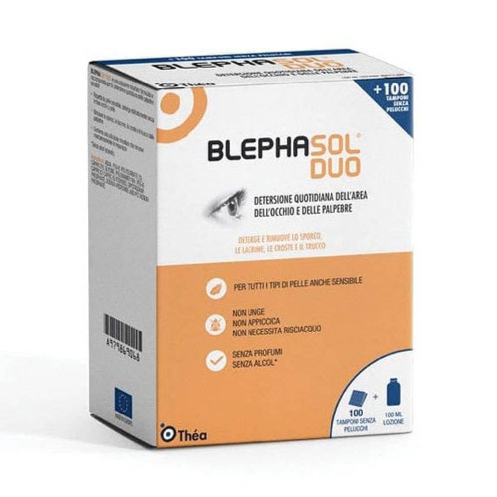 blephasol blephasol duo 100ml+100 garze - foto 1
