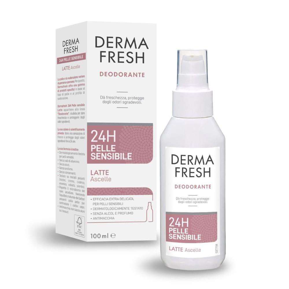 dermafresh dermafresh 24h pelle sensibile latte 100ml - foto 1