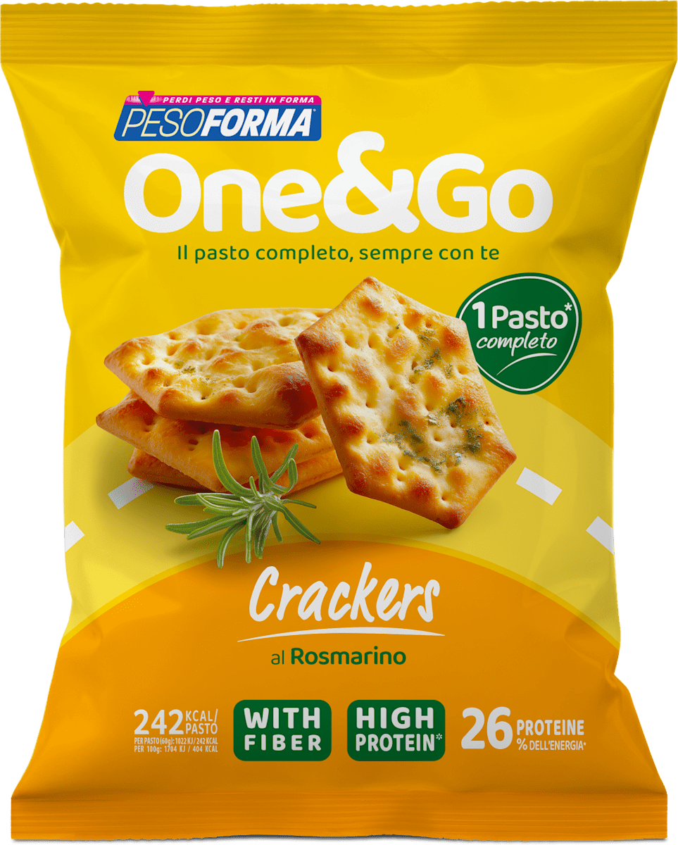 pesoforma pesoforma one&go crackers rosmarino - foto 1 pesoforma pesoforma one&go crackers rosmarino - foto 1